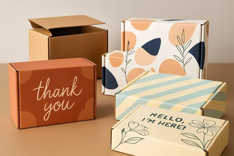 5x inspiratie: creatieve designs voor bedrukte verzenddozen